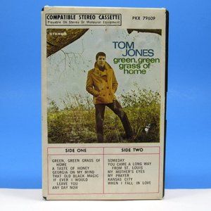 Tom Jones Green, Green Grass of Home Ampex Clamshell Cassette Parrot 1967